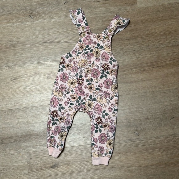 Other - Floral Baby Overalls